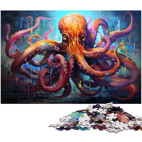 Puzzle für Erwachsene, 1000 Teile, Bunte Otter, Holzpuzzle für Erwachsene, Denkspiel für Teenager und Familieninteraktion, 50 x 75 cm / 19,68 x 29,52 Zoll Puzzle für Erwachsene, 1000 Teile, Bunte Otter, Holzpuzzle für Erwachsene, Denkspiel für Teenager und Familieninteraktion, 50 x 75 cm / 19,68 x 29,52 Zoll von JIANGENNF