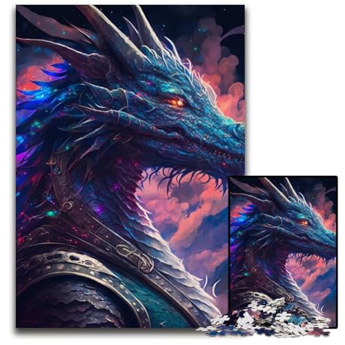 Puzzle für Erwachsene, 1000 Teile, Drachengeborenen-Puzzle aus Pappe, Eltern, Partner, Freunde – ab 14 Jahren, 26x38cm/10,23x14,96 Zoll Puzzle für Erwachsene, 1000 Teile, Drachengeborenen-Puzzle aus Pappe, Eltern, Partner, Freunde – ab 14 Jahren, 26x38cm/10,23x14,96 Zoll von JIANGENNF