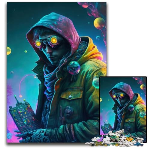 Puzzle für Erwachsene, 1000 Teile, Fantasie-Charaktere, Papppuzzle, Spiel für Erwachsene, Geschenk, Familien-Interaktives Spiel, Gehirn-Herausforderung, Geschenk, 26x38cm/10,23x14,96 Zoll von JIANGENNF
