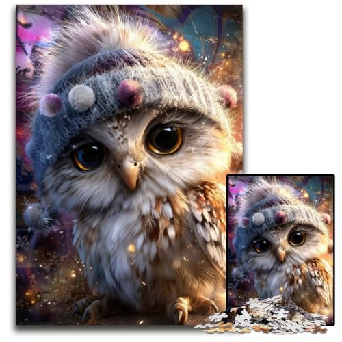 Puzzle für Erwachsene, 1000 Teile, Fantasie-Eule, Kartonpuzzle, Weihnachten, Halloween, Ostern, Neujahr, 26x38cm Puzzle für Erwachsene, 1000 Teile, Fantasie-Eule, Kartonpuzzle, Weihnachten, Halloween, Ostern, Neujahr, 26x38cm von JIANGENNF