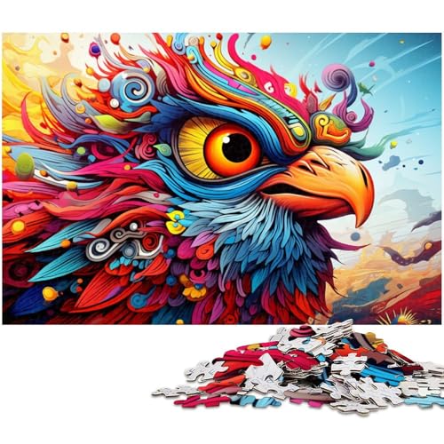 Puzzle für Erwachsene, 1000 Teile, Fantasievogel, Holzpuzzle für Erwachsene, Denkspiel für Teenager und Familieninteraktion, 50 x 75 cm / 19,68 x 29,52 Zoll Puzzle für Erwachsene, 1000 Teile, Fantasievogel, Holzpuzzle für Erwachsene, Denkspiel für Teenager und Familieninteraktion, 50 x 75 cm / 19,68 x 29,52 Zoll von JIANGENNF