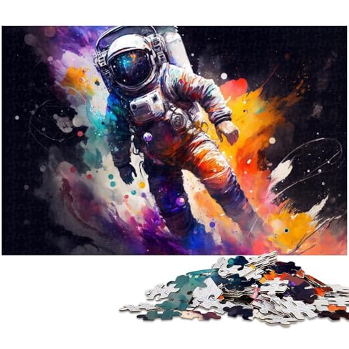 Puzzle für Erwachsene, 1000 Teile, Fantasy-Astronaut, Holzpuzzle für Erwachsene, Denkspiel für Teenager und Familieninteraktion, 50 x 75 cm / 19,68 x 29,52 Zoll Puzzle für Erwachsene, 1000 Teile, Fantasy-Astronaut, Holzpuzzle für Erwachsene, Denkspiel für Teenager und Familieninteraktion, 50 x 75 cm / 19,68 x 29,52 Zoll von JIANGENNF