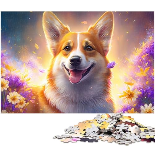 Puzzle für Erwachsene, 1000 Teile, Fantasy-Corgi-Puzzles für Erwachsene, ideal für Familienspaß, Entspannung, 50 x 75 cm / 19,68 x 29,52 Zoll Puzzle für Erwachsene, 1000 Teile, Fantasy-Corgi-Puzzles für Erwachsene, ideal für Familienspaß, Entspannung, 50 x 75 cm / 19,68 x 29,52 Zoll von JIANGENNF