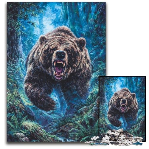 Puzzle für Erwachsene, 1000 Teile, Fantasy Grizzlies, Holzpuzzle, Lernspiele, DIY-Spielzeug, Geburtstagsgeschenk, Geschenke für 14-Jährige, 50x75cm Puzzle für Erwachsene, 1000 Teile, Fantasy Grizzlies, Holzpuzzle, Lernspiele, DIY-Spielzeug, Geburtstagsgeschenk, Geschenke für 14-Jährige, 50x75cm von JIANGENNF