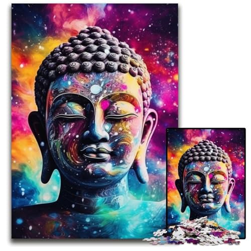Puzzle für Erwachsene, 1000 Teile, Galaxie-Buddha, Denksportaufgabe, Teenager und Heimdekoration, 26x38cm/10,23x14,96 Zoll Puzzle für Erwachsene, 1000 Teile, Galaxie-Buddha, Denksportaufgabe, Teenager und Heimdekoration, 26x38cm/10,23x14,96 Zoll von JIANGENNF