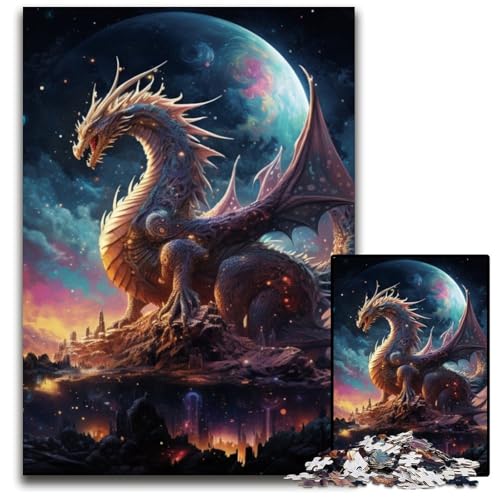 Puzzle für Erwachsene, 1000 Teile, Galaxie-Drache, Papp-Puzzle, Denkspiel, interaktives Familienspiel, geeignet für Kinder ab 14 Jahren, 26x38cm/10,23x14,96 Zoll Puzzle für Erwachsene, 1000 Teile, Galaxie-Drache, Papp-Puzzle, Denkspiel, interaktives Familienspiel, geeignet für Kinder ab 14 Jahren, 26x38cm/10,23x14,96 Zoll von JIANGENNF