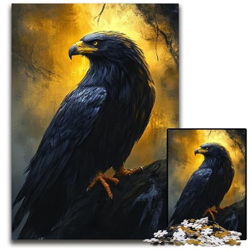 Puzzle für Erwachsene, 1000 Teile, Golden Crow, Kartonpuzzle, Lernspielzeug, ganze Familie, ab 14 Jahren, 26x38cm Puzzle für Erwachsene, 1000 Teile, Golden Crow, Kartonpuzzle, Lernspielzeug, ganze Familie, ab 14 Jahren, 26x38cm von JIANGENNF
