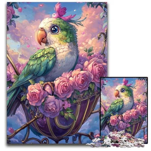 Puzzle für Erwachsene, 1000 Teile, Hundecollage, Kartonpuzzle, schwierig und herausfordernd, tolle Geschenke und Spielzeuge für 14-Jährige, 26x38cm von JIANGENNF