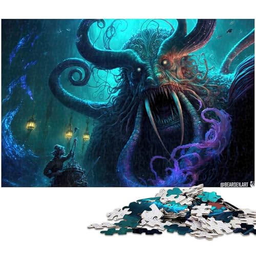 Puzzle für Erwachsene, 1000 Teile, Kings of The Sea, Holzpuzzle für Erwachsene, perfekte Dekoration für Zuhause oder das Büro, 50 x 75 cm / 19,68 x 29,52 Zoll Puzzle für Erwachsene, 1000 Teile, Kings of The Sea, Holzpuzzle für Erwachsene, perfekte Dekoration für Zuhause oder das Büro, 50 x 75 cm / 19,68 x 29,52 Zoll von JIANGENNF