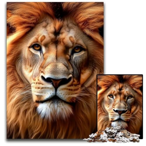 Puzzle für Erwachsene, 1000 Teile, König der Löwen, Holzpuzzle, Weihnachten, Halloween, Ostern, Neujahr, 50x75cm Puzzle für Erwachsene, 1000 Teile, König der Löwen, Holzpuzzle, Weihnachten, Halloween, Ostern, Neujahr, 50x75cm von JIANGENNF