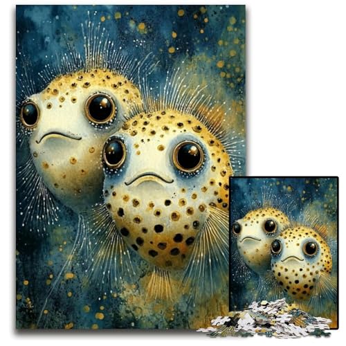 Puzzle für Erwachsene, 1000 Teile, Kugelfisch, Kartonpuzzle, Spiel für Erwachsene, Geschenk, interaktives Familienspiel, Gehirn-Herausforderung, Geschenk, 26x38cm Puzzle für Erwachsene, 1000 Teile, Kugelfisch, Kartonpuzzle, Spiel für Erwachsene, Geschenk, interaktives Familienspiel, Gehirn-Herausforderung, Geschenk, 26x38cm von JIANGENNF