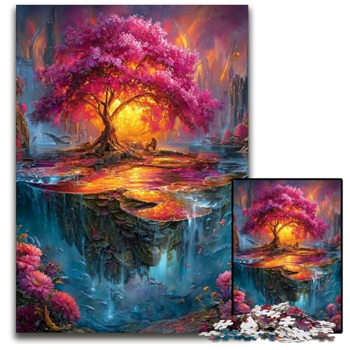 Puzzle für Erwachsene, 1000 Teile, Lebensbaum, Kartonpuzzle, Lernspielzeug, ganze Familie, ab 14 Jahren, 26x38cm Puzzle für Erwachsene, 1000 Teile, Lebensbaum, Kartonpuzzle, Lernspielzeug, ganze Familie, ab 14 Jahren, 26x38cm von JIANGENNF