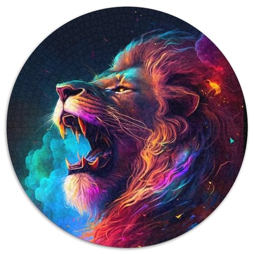 Puzzle für Erwachsene, 1000 Teile, Löwennebel, 1000 Teile, runde Puzzles für Erwachsene, anspruchsvolles Denkspiel für Teenager, Spaß für den Spieleabend mit der Familie (Größe 67,5 x 67,5 cm) Puzzle für Erwachsene, 1000 Teile, Löwennebel, 1000 Teile, runde Puzzles für Erwachsene, anspruchsvolles Denkspiel für Teenager, Spaß für den Spieleabend mit der Familie (Größe 67,5 x 67,5 cm) von JIANGENNF