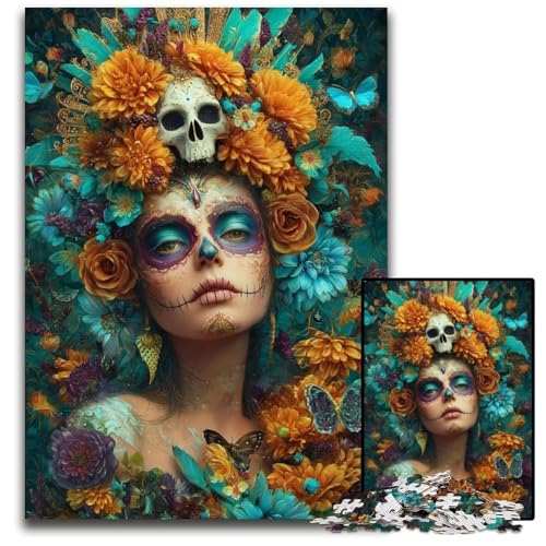 Puzzle für Erwachsene, 1000 Teile, Mädchenskelett, Kartonpuzzle, Lernspiele, DIY-Spielzeug, Geburtstagsgeschenk, Geschenke für 14-Jährige, 26x38cm Puzzle für Erwachsene, 1000 Teile, Mädchenskelett, Kartonpuzzle, Lernspiele, DIY-Spielzeug, Geburtstagsgeschenk, Geschenke für 14-Jährige, 26x38cm von JIANGENNF