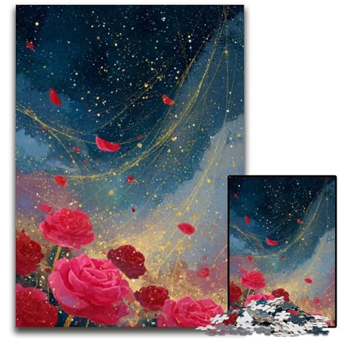 Puzzle für Erwachsene, 1000 Teile, Mohn-Puzzle aus Pappe, Lernspielzeug, ganze Familie, ab 14 Jahren, 26x38cm Puzzle für Erwachsene, 1000 Teile, Mohn-Puzzle aus Pappe, Lernspielzeug, ganze Familie, ab 14 Jahren, 26x38cm von JIANGENNF