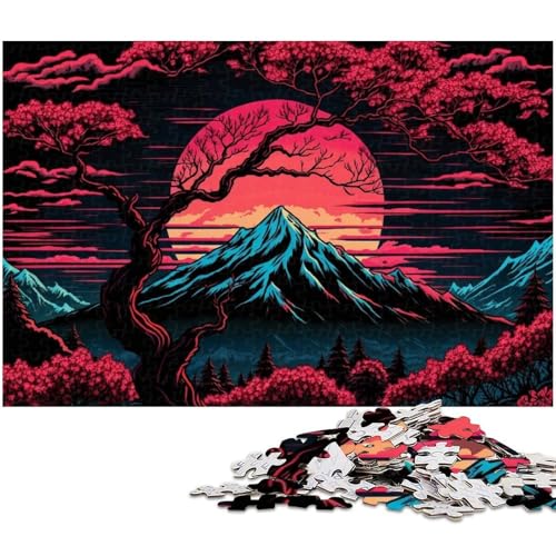 Puzzle für Erwachsene, 1000 Teile, Mount Fuji, Kartonpuzzle für Erwachsene, Denkspiel für Teenager und Familieninteraktion, 26 x 38 cm / 10,23 x 14,96 Zoll Puzzle für Erwachsene, 1000 Teile, Mount Fuji, Kartonpuzzle für Erwachsene, Denkspiel für Teenager und Familieninteraktion, 26 x 38 cm / 10,23 x 14,96 Zoll von JIANGENNF