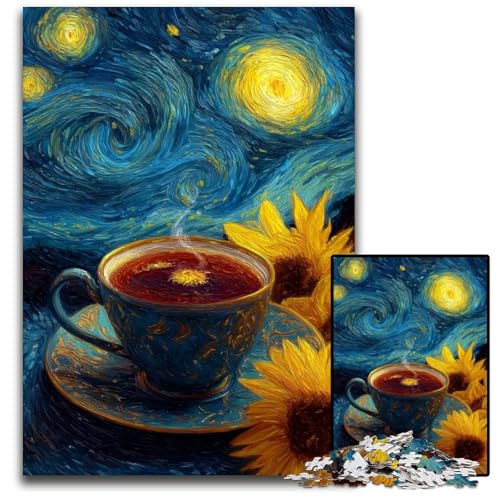 Puzzle für Erwachsene, 1000 Teile, Nachthimmel, Kaffee, Holzpuzzle, Lernspiele, DIY-Spielzeug, Geburtstagsgeschenk, Geschenke für 14-Jährige, 50x75cm Puzzle für Erwachsene, 1000 Teile, Nachthimmel, Kaffee, Holzpuzzle, Lernspiele, DIY-Spielzeug, Geburtstagsgeschenk, Geschenke für 14-Jährige, 50x75cm von JIANGENNF