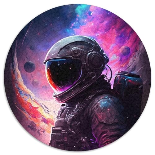 Puzzle für Erwachsene, 1000 Teile, Neon-Astronaut, 1000-teiliges rundes Puzzle für Erwachsene, pädagogisches Denkspiel, künstlerische Heim- und Bürodekoration, ab 14 Jahren (Größe 67,5 x 67,5 cm) Puzzle für Erwachsene, 1000 Teile, Neon-Astronaut, 1000-teiliges rundes Puzzle für Erwachsene, pädagogisches Denkspiel, künstlerische Heim- und Bürodekoration, ab 14 Jahren (Größe 67,5 x 67,5 cm) von JIANGENNF