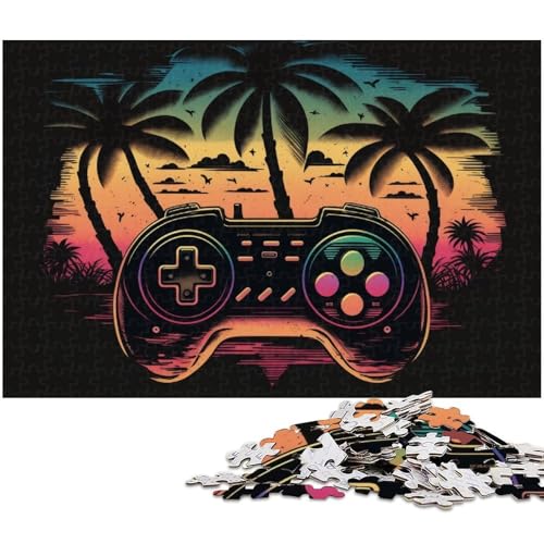 Puzzle für Erwachsene, 1000 Teile, Neon-Landschaftspuzzle für Erwachsene, ideal für Familienspaß, Entspannung, 50 x 75 cm / 19,68 x 29,52 Zoll Puzzle für Erwachsene, 1000 Teile, Neon-Landschaftspuzzle für Erwachsene, ideal für Familienspaß, Entspannung, 50 x 75 cm / 19,68 x 29,52 Zoll von JIANGENNF