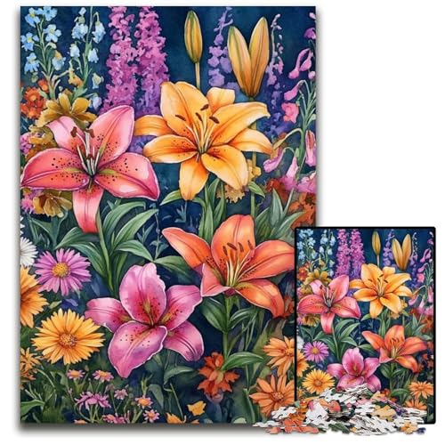 Puzzle für Erwachsene, 1000 Teile, Orchideenblüten, Holzpuzzle, pädagogisches Denkspiel, künstlerische Heim- und Bürodekoration, ab 14 Jahren, 50x75cm Puzzle für Erwachsene, 1000 Teile, Orchideenblüten, Holzpuzzle, pädagogisches Denkspiel, künstlerische Heim- und Bürodekoration, ab 14 Jahren, 50x75cm von JIANGENNF