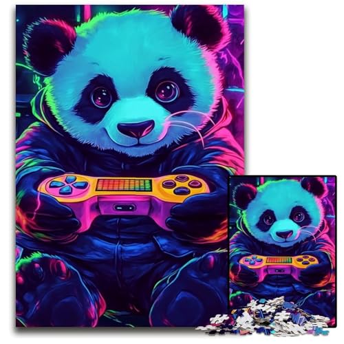 Puzzle für Erwachsene, 1000 Teile, Panda-Spiel, Holzpuzzle, interaktives Familienspiel, Denksportaufgabe, Geschenk, Lernspielzeug, 50x75cm Puzzle für Erwachsene, 1000 Teile, Panda-Spiel, Holzpuzzle, interaktives Familienspiel, Denksportaufgabe, Geschenk, Lernspielzeug, 50x75cm von JIANGENNF