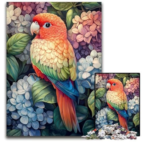 Puzzle für Erwachsene, 1000 Teile, Papageienbaby, Papppuzzle, schwierig und herausfordernd, tolle Geschenke und Spielzeuge für 14-Jährige, 26x38cm von JIANGENNF