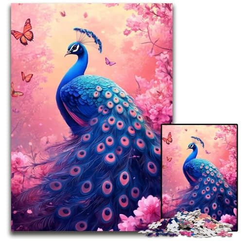 Puzzle für Erwachsene, 1000 Teile, Pfau, Kartonpuzzle, lustige Spiele, ganze Familie, für Kinder ab 14 Jahren, 26x38cm Puzzle für Erwachsene, 1000 Teile, Pfau, Kartonpuzzle, lustige Spiele, ganze Familie, für Kinder ab 14 Jahren, 26x38cm von JIANGENNF
