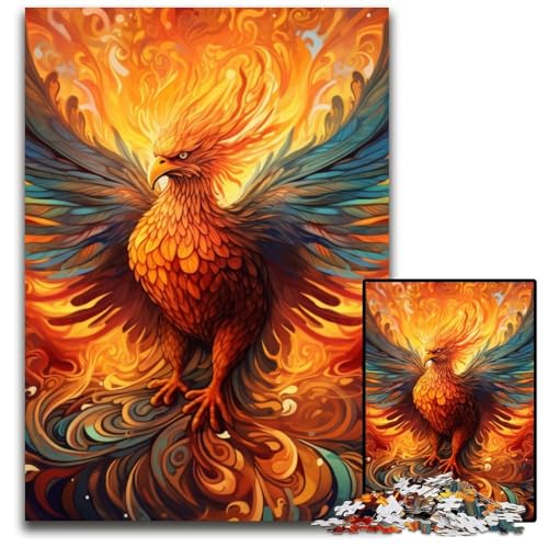 Puzzle für Erwachsene, 1000 Teile, Phoenix-Puzzle aus Pappe, Denkspiel, interaktives Familienspiel, geeignet für Kinder ab 14 Jahren, 26x38cm/10,23x14,96 Zoll Puzzle für Erwachsene, 1000 Teile, Phoenix-Puzzle aus Pappe, Denkspiel, interaktives Familienspiel, geeignet für Kinder ab 14 Jahren, 26x38cm/10,23x14,96 Zoll von JIANGENNF
