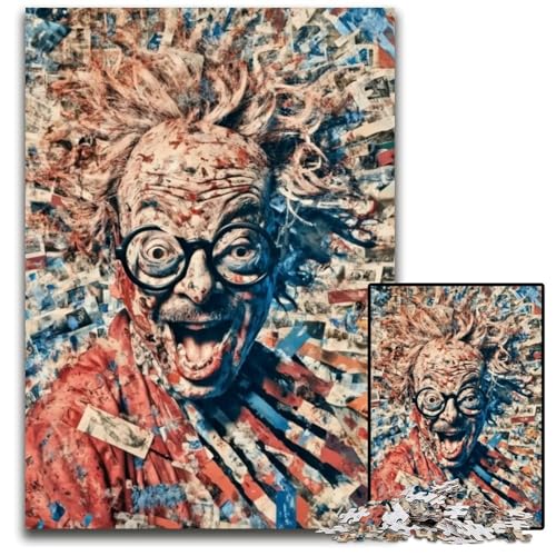 Puzzle für Erwachsene, 1000 Teile, Psychedelische Kunst, Kartonpuzzle, Heimdekoration, Familienspaß, ab 14 Jahren, 26x38cm Puzzle für Erwachsene, 1000 Teile, Psychedelische Kunst, Kartonpuzzle, Heimdekoration, Familienspaß, ab 14 Jahren, 26x38cm von JIANGENNF