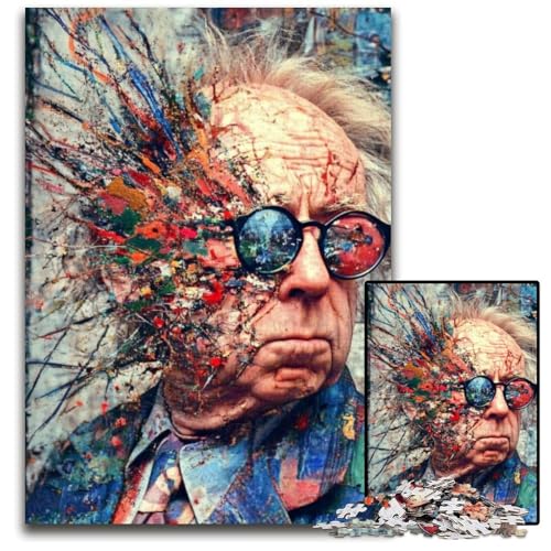 Puzzle für Erwachsene, 1000 Teile, Psychedelische Kunst, Kartonpuzzle, Heimdekoration, Familienspaß, ab 14 Jahren, 26x38cm Puzzle für Erwachsene, 1000 Teile, Psychedelische Kunst, Kartonpuzzle, Heimdekoration, Familienspaß, ab 14 Jahren, 26x38cm von JIANGENNF