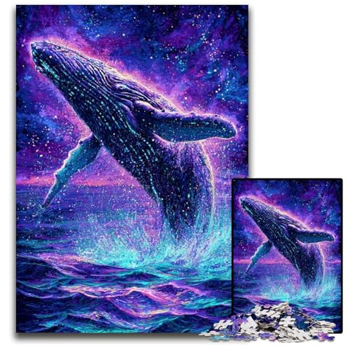 Puzzle für Erwachsene, 1000 Teile, Psychedelischer Wal, Holzpuzzle, Lernspiele, DIY-Spielzeug, Geburtstagsgeschenk, Geschenke für 14-Jährige, 50x75cm Puzzle für Erwachsene, 1000 Teile, Psychedelischer Wal, Holzpuzzle, Lernspiele, DIY-Spielzeug, Geburtstagsgeschenk, Geschenke für 14-Jährige, 50x75cm von JIANGENNF