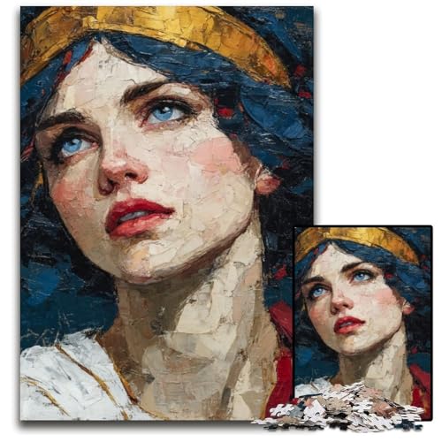 Puzzle für Erwachsene, 1000 Teile, Puzzle Queen, Lernspielzeug, ganze Familie, ab 14 Jahren, 50x75cm Puzzle für Erwachsene, 1000 Teile, Puzzle Queen, Lernspielzeug, ganze Familie, ab 14 Jahren, 50x75cm von JIANGENNF