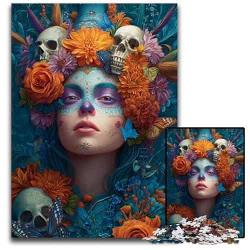 Puzzle für Erwachsene, 1000 Teile, Skullgirls-Puzzle aus Pappe, Lernspielzeug, ganze Familie, ab 14 Jahren, 26x38cm Puzzle für Erwachsene, 1000 Teile, Skullgirls-Puzzle aus Pappe, Lernspielzeug, ganze Familie, ab 14 Jahren, 26x38cm von JIANGENNF