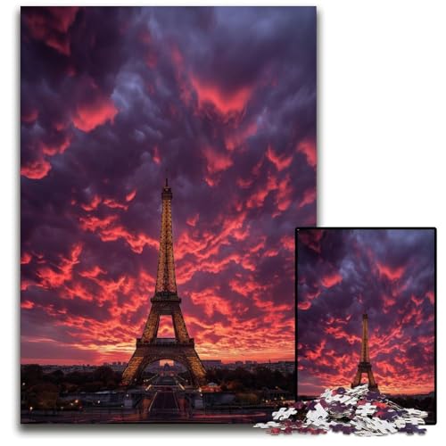 Puzzle für Erwachsene, 1000 Teile, Sonnenuntergang, Kartonpuzzle, Lernspielzeug, ganze Familie, ab 14 Jahren, 26x38cm Puzzle für Erwachsene, 1000 Teile, Sonnenuntergang, Kartonpuzzle, Lernspielzeug, ganze Familie, ab 14 Jahren, 26x38cm von JIANGENNF