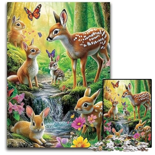 Puzzle für Erwachsene, 1000 Teile, Tierwelt, Kartonpuzzle, pädagogisches Denkspiel, künstlerische Heim- und Bürodekoration, ab 14 Jahren, 26x38cm Puzzle für Erwachsene, 1000 Teile, Tierwelt, Kartonpuzzle, pädagogisches Denkspiel, künstlerische Heim- und Bürodekoration, ab 14 Jahren, 26x38cm von JIANGENNF