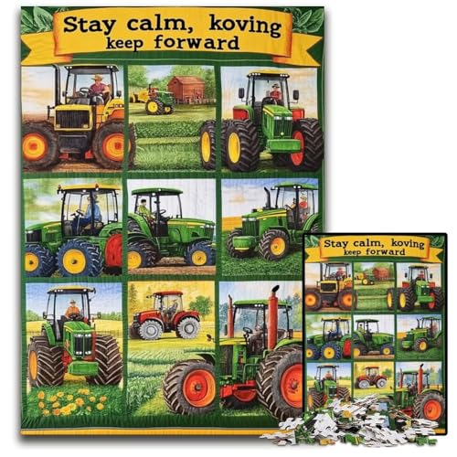 Puzzle für Erwachsene, 1000 Teile, Traktor-Collage, Holzpuzzle, Lernspiele, DIY-Spielzeug, Geburtstagsgeschenk, Geschenke für 14-Jährige, 50x75cm Puzzle für Erwachsene, 1000 Teile, Traktor-Collage, Holzpuzzle, Lernspiele, DIY-Spielzeug, Geburtstagsgeschenk, Geschenke für 14-Jährige, 50x75cm von JIANGENNF