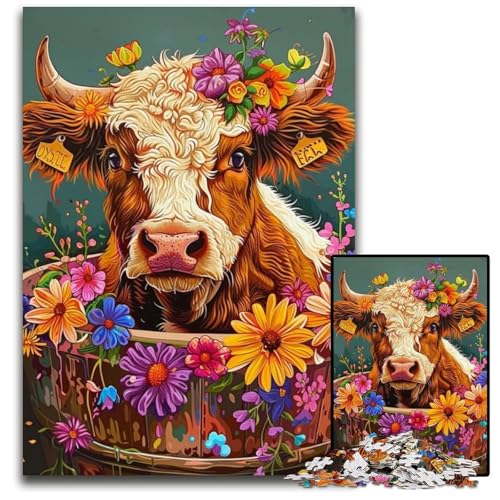 Puzzle für Erwachsene, 1000 Teile, Yak-Papppuzzle, Weihnachten, Halloween, Ostern, Neujahr, 26x38cm Puzzle für Erwachsene, 1000 Teile, Yak-Papppuzzle, Weihnachten, Halloween, Ostern, Neujahr, 26x38cm von JIANGENNF