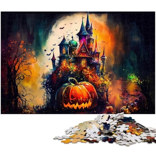 Puzzle für Erwachsene, 1000 Teile, buntes Kürbisschloss, Kartonpuzzle für Erwachsene, Denkspiel für Teenager und Familieninteraktion, 26 x 38 cm / 10,23 x 14,96 Zoll Puzzle für Erwachsene, 1000 Teile, buntes Kürbisschloss, Kartonpuzzle für Erwachsene, Denkspiel für Teenager und Familieninteraktion, 26 x 38 cm / 10,23 x 14,96 Zoll von JIANGENNF