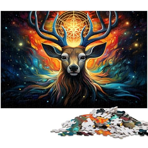 Puzzle für Erwachsene, 1000 Teile, buntes Tyrannosaurus Rex-Kartonpuzzle für Erwachsene, Denkspiel für Teenager und Familieninteraktion, 26 x 38 cm / 10,23 x 14,96 Zoll Puzzle für Erwachsene, 1000 Teile, buntes Tyrannosaurus Rex-Kartonpuzzle für Erwachsene, Denkspiel für Teenager und Familieninteraktion, 26 x 38 cm / 10,23 x 14,96 Zoll von JIANGENNF