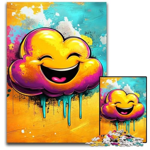 Puzzle für Erwachsene, 1000 Teile, gelbe Wolken, Kartonpuzzle, Weihnachten, Halloween, Ostern, Neujahr, 26x38cm Puzzle für Erwachsene, 1000 Teile, gelbe Wolken, Kartonpuzzle, Weihnachten, Halloween, Ostern, Neujahr, 26x38cm von JIANGENNF