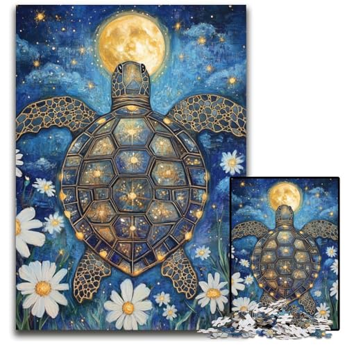 Puzzle für Erwachsene, 1000 Teile, magische Schildkröte, Karton-Puzzle, Lernspiele, DIY-Spielzeug, Geburtstagsgeschenk, Geschenke für 14-Jährige, 26x38cm Puzzle für Erwachsene, 1000 Teile, magische Schildkröte, Karton-Puzzle, Lernspiele, DIY-Spielzeug, Geburtstagsgeschenk, Geschenke für 14-Jährige, 26x38cm von JIANGENNF