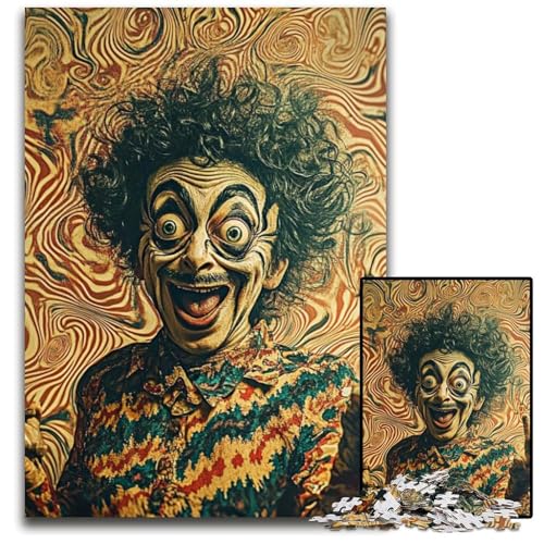 Puzzle für Erwachsene, 1000 Teile, psychedelische Kunst, Karton-Puzzle, Lernspiele, DIY-Spielzeug, Geburtstagsgeschenk, Geschenke für 14-Jährige, 26x38cm Puzzle für Erwachsene, 1000 Teile, psychedelische Kunst, Karton-Puzzle, Lernspiele, DIY-Spielzeug, Geburtstagsgeschenk, Geschenke für 14-Jährige, 26x38cm von JIANGENNF