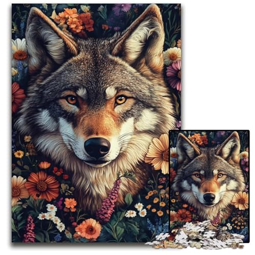 Puzzle für Erwachsene, 1000-teiliges Fantasy-Wolf-Holzpuzzle, Heimdekoration, Familienspaß, ab 14 Jahren, 50x75cm Puzzle für Erwachsene, 1000-teiliges Fantasy-Wolf-Holzpuzzle, Heimdekoration, Familienspaß, ab 14 Jahren, 50x75cm von JIANGENNF