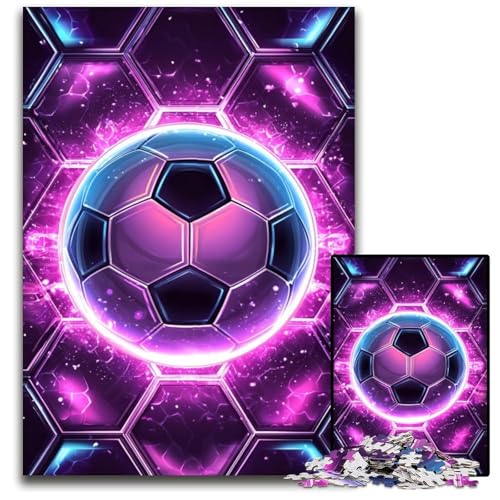 Puzzle für Erwachsene, 1000-teiliges Fußball-Holzpuzzle, Weihnachten, Halloween, Ostern, Neujahr, 50x75cm Puzzle für Erwachsene, 1000-teiliges Fußball-Holzpuzzle, Weihnachten, Halloween, Ostern, Neujahr, 50x75cm von JIANGENNF