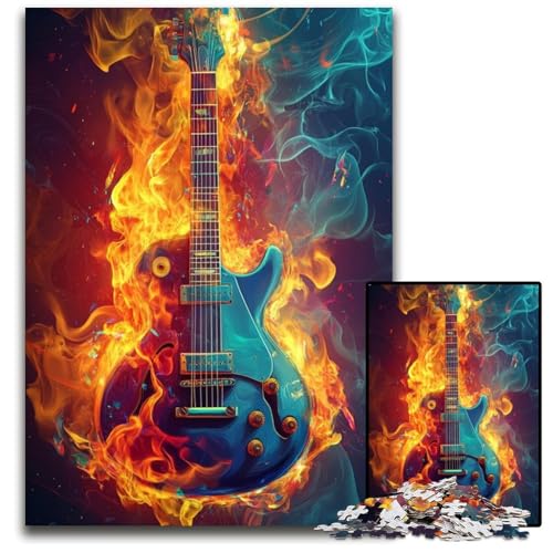 Puzzle für Erwachsene, 1000-teiliges Galaxy-Gitarren-Puzzle aus Karton, Geburtstage, Feiertage, am besten für Weihnachten, 26x38cm Puzzle für Erwachsene, 1000-teiliges Galaxy-Gitarren-Puzzle aus Karton, Geburtstage, Feiertage, am besten für Weihnachten, 26x38cm von JIANGENNF