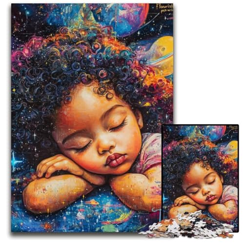 Puzzle für Erwachsene, 1000-teiliges Holzpuzzle Schlafendes Mädchen, Heimdekoration, Familienspaß, ab 14 Jahren, 50x75cm Puzzle für Erwachsene, 1000-teiliges Holzpuzzle Schlafendes Mädchen, Heimdekoration, Familienspaß, ab 14 Jahren, 50x75cm von JIANGENNF