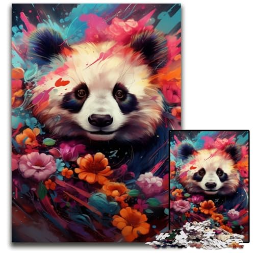 Puzzle für Erwachsene, 1000-teiliges Panda-Puzzle für Teenager und Familienspaß – DIY-Denkspiel als Geschenk, 50x75cm/19,68x29,52 Zoll Puzzle für Erwachsene, 1000-teiliges Panda-Puzzle für Teenager und Familienspaß – DIY-Denkspiel als Geschenk, 50x75cm/19,68x29,52 Zoll von JIANGENNF