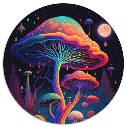 Puzzle für Erwachsene, 1000-teiliges Pilz-Puzzle für Erwachsene, Lernspielzeug für Teenager, Heimbüro-Dekor (Größe 67,5 x 67,5 cm) von JIANGENNF