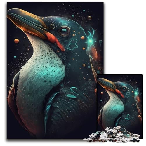Puzzle für Erwachsene, 1000-teiliges Pinguin-Illusionspuzzle, Denkspiel für Teenager, 26x38cm/10,23x14,96 Zoll Puzzle für Erwachsene, 1000-teiliges Pinguin-Illusionspuzzle, Denkspiel für Teenager, 26x38cm/10,23x14,96 Zoll von JIANGENNF