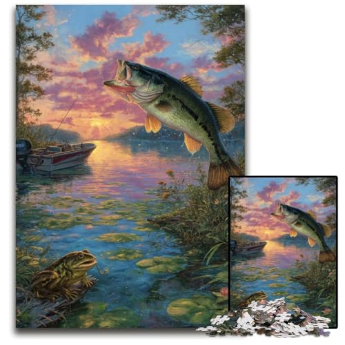 Puzzle für Erwachsene, 1000-teiliges Puzzle, Lachsfarben, Kartonpuzzle, Heimdekoration, Familienspaß, ab 14 Jahren, 26x38cm Puzzle für Erwachsene, 1000-teiliges Puzzle, Lachsfarben, Kartonpuzzle, Heimdekoration, Familienspaß, ab 14 Jahren, 26x38cm von JIANGENNF